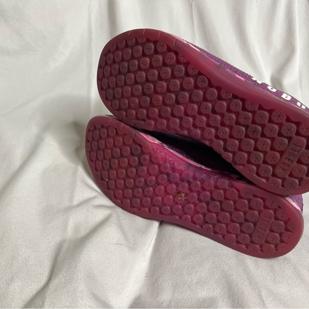 NOBULL purple and pink camo super fabric trainer shoes Sz 6.5M 8WM - Picture 6 of 10